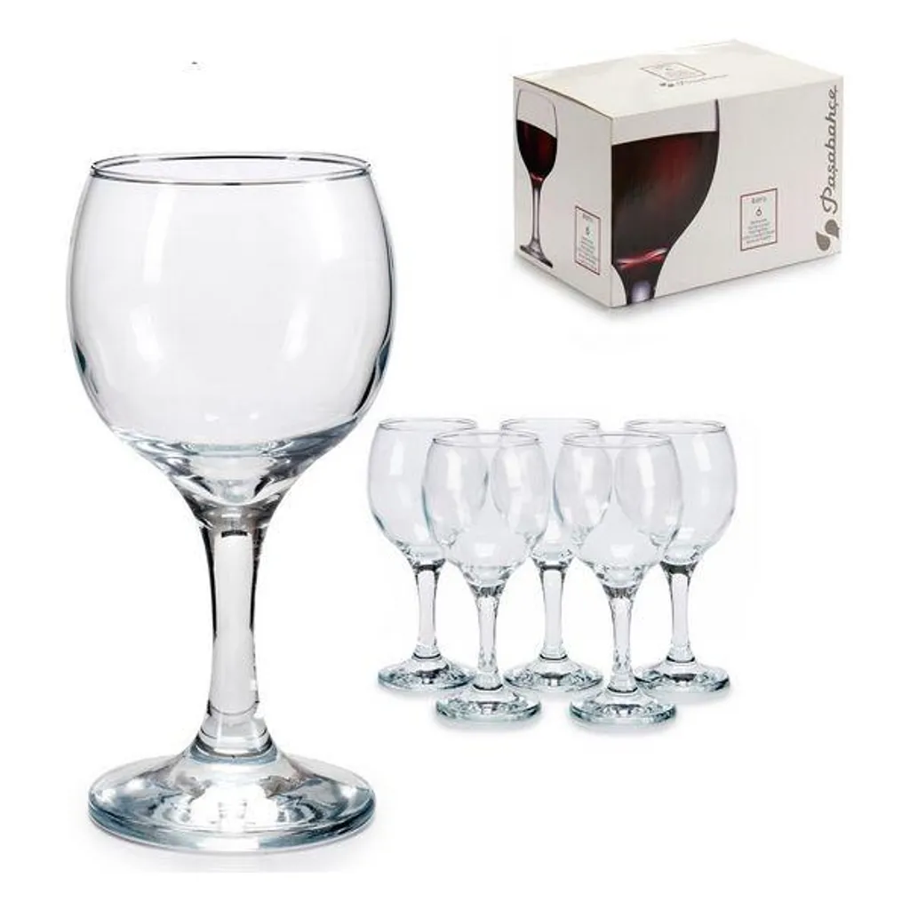 Pasabahce Bistro 44412 Weingläser Wasser Saft Drink Trinkglas 6 Gläser Set Edel 1 Pasabahce Bistro 44412 Weingläser Wasser Saft Drink Trinkglas 6 Gläser Set Edel