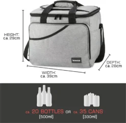 Bomoe Kühltasche Faltbar IceBreezer KT39 Outdoor Kühlbox 39x28x29cm 31 Liter -Küchenzauber Günstiges Geschäft 47e244c634d4fb9a9f829e74d438e229
