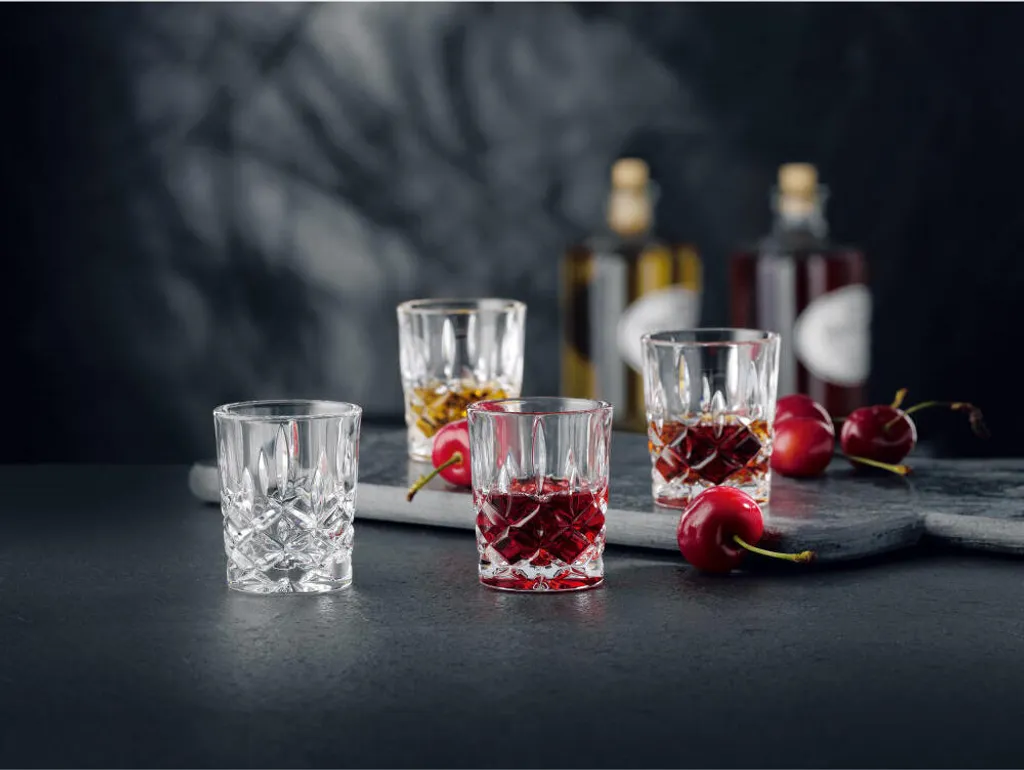 Nachtmann 100694 Noblesse Stamper Kristallglas, 55 Ml, H: 6,1 Cm, ø 5 Cm, Klar (4er Pack) 4 Nachtmann 100694 Noblesse Stamper Kristallglas, 55 Ml, H: 6,1 Cm, ø 5 Cm, Klar (4er Pack) – Bild 4