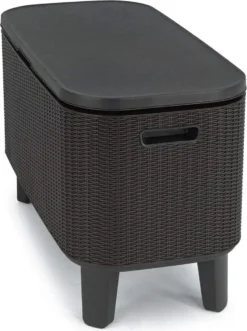 Keter Garden Bar 2in1 Tisch, Bar Mit Kühlbehälter Bevy Cool Bar Rattan -Küchenzauber Günstiges Geschäft 48dba60045ed461834764c504b248ac6