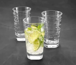 LEONARDO 019450 Vario Struttura Longdrinkbecher, Glas, 280 Ml, Klar (6 Stück) -Küchenzauber Günstiges Geschäft 4ba27a7e21de52acabb41c5d65777ef9 1