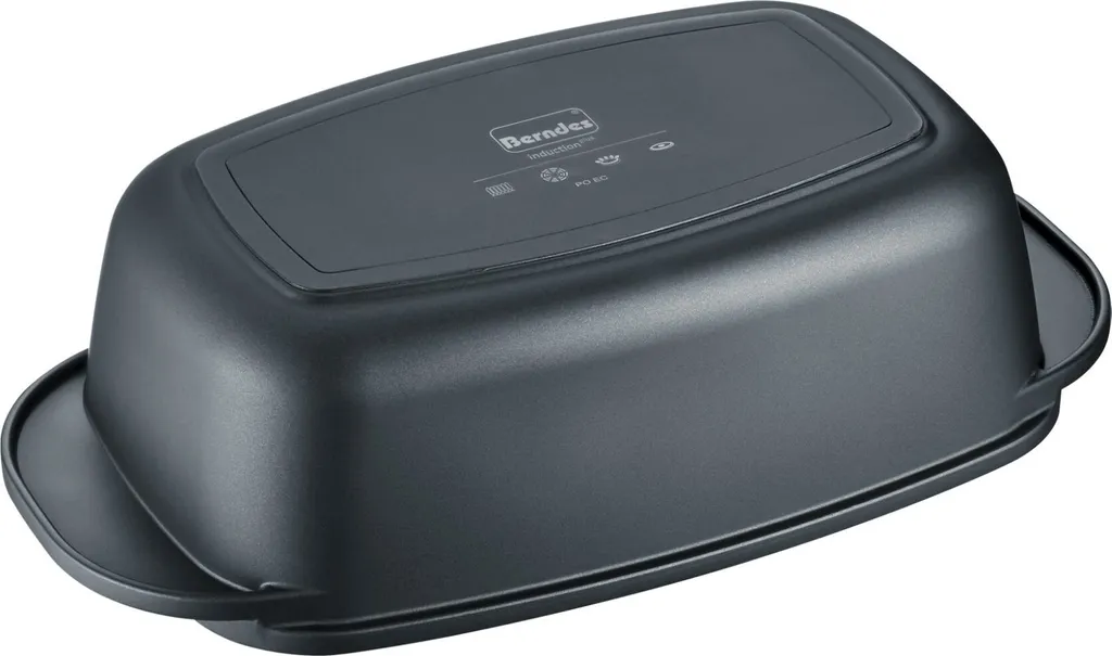 Berndes Aluguss Unibräter Mit Glasdeckel Beschichtet 33 X 21 Cm 3 Berndes Aluguss Unibräter Mit Glasdeckel Beschichtet 33 X 21 Cm – Bild 3