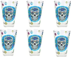 Toten Kopf Skull Glas