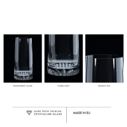 KROSNO Fjord Longdrinkgläser, 6er-Set, 350 Ml -Küchenzauber Günstiges Geschäft 5336e8c1669daa110f75e1173f54f53b