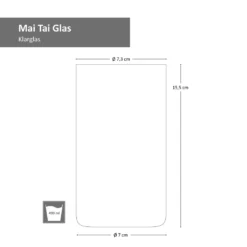 4x Mai Tai Glas 490 Ml Klarglas Cocktail-Kelch Tiki-Cocktail Rum-Longdrink Mai Tai Glass -Küchenzauber Günstiges Geschäft 544baf3bee42345152ae133fa84b5a1f