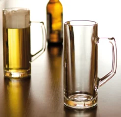 Borgonovo 12002620 Reno Bierseidel, Bierkrug, Bierglas, 645ml, Mit Füllstrich Bei 0,5l, Glas, Transparent, 6 Stück -Küchenzauber Günstiges Geschäft 5513b8cd6e2fe886fa483f7d6fe657f4