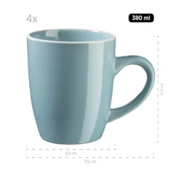 Mäser 931770 Kombiservice Elissa Für 6 Personen, Steinzeug, Türkis (1 Set, 24-teilig) 24 Mäser 931770 Kombiservice Elissa Für 6 Personen, Steinzeug, Türkis (1 Set, 24-teilig) -Küchenzauber Günstiges Geschäft 599117e90891ad0dbf6f84d212351f24