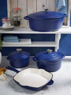 GSW Gusseisen Kochtopf Blue Magic 24 Cm / 3,8 Ltr., 717267, Gusseisenca. 3,8 L -Küchenzauber Günstiges Geschäft 5c01d9d4d02661a1a99d0720e7e2f4ea