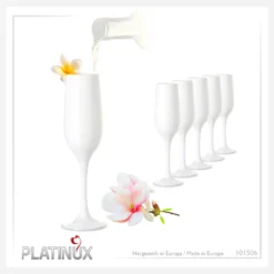 Weiße Sektgläser Set 6 Teilig Champagnergläser 160ml (max. 200ml) Aus Glas -Küchenzauber Günstiges Geschäft 5d458afdaaa27f2547f4a92e2f97b69d