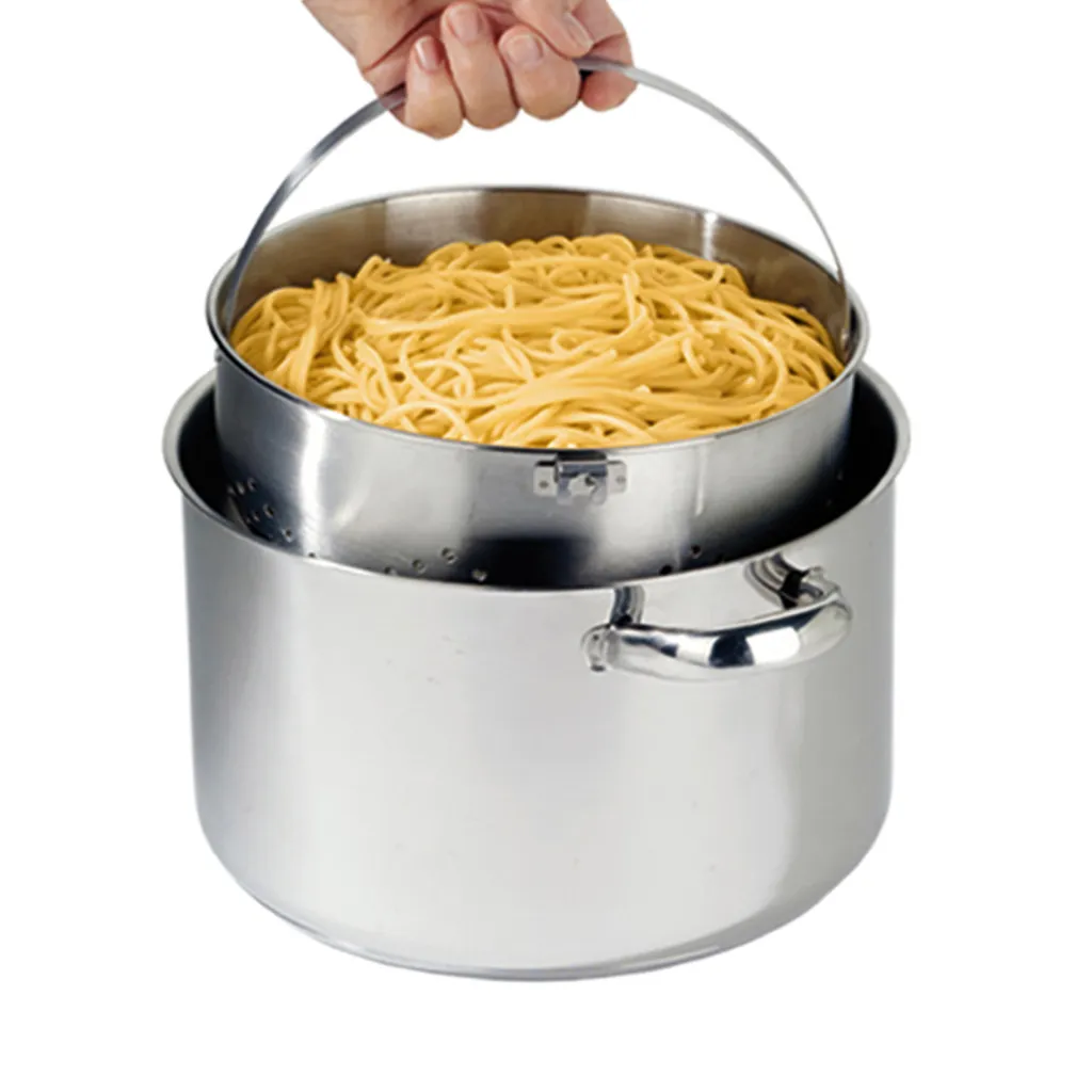 BEYOND® Edelstahl Kochtopf 24 Cm, Mit Glasdeckel Und Herausnehmbarem Siebeinsatz 5 BEYOND® Edelstahl Kochtopf 24 Cm, Mit Glasdeckel Und Herausnehmbarem Siebeinsatz – Bild 5