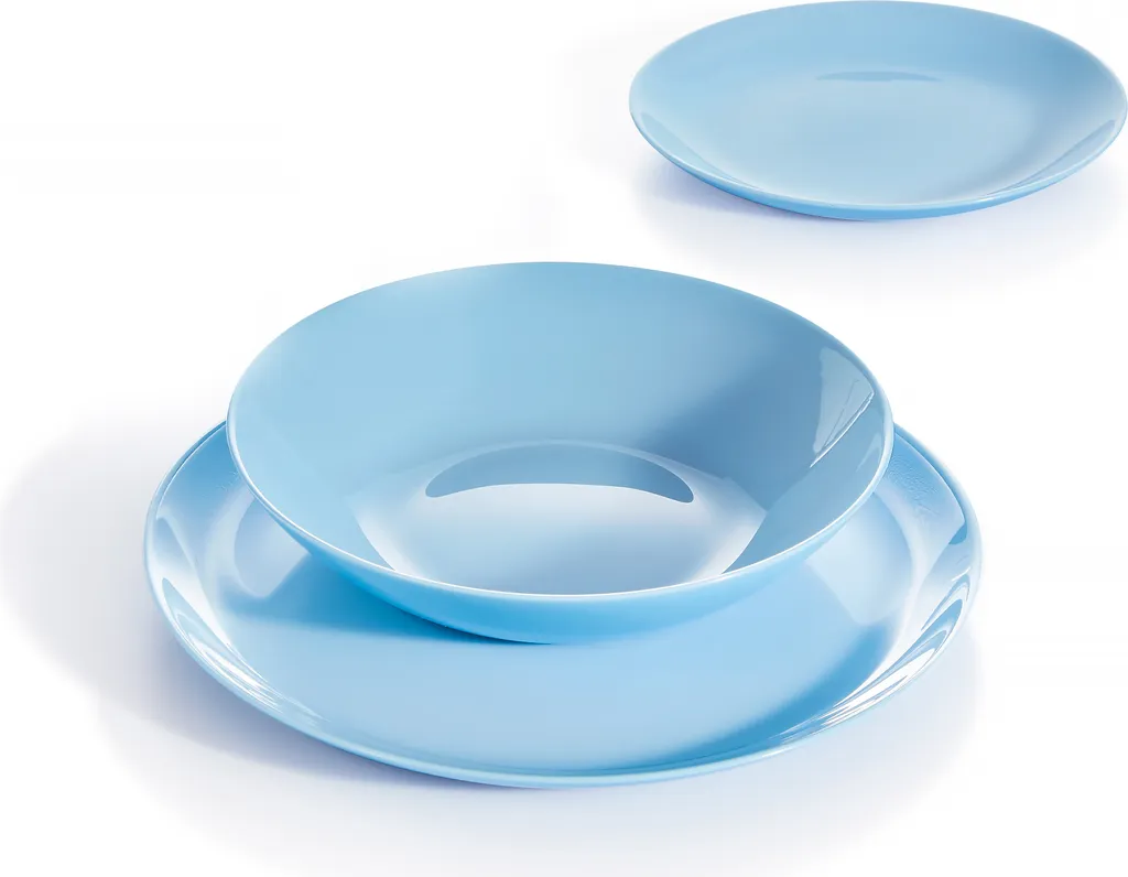Tafelservice Diwali Light Blue Hellblau 18-teilig LUMINARC Hartglasgeschirr Geschirrset Tafelset Essservice Geschirr 1 Tafelservice Diwali Light Blue Hellblau 18-teilig LUMINARC Hartglasgeschirr Geschirrset Tafelset Essservice Geschirr