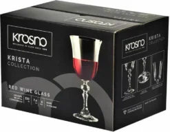 KROSNO Krista Kleine Rotweingläser, 6er-Set, 220 Ml -Küchenzauber Günstiges Geschäft 607657a26ec624b38417dde81179cb5e