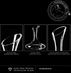 KROSNO Wein-Dekanter Wein-Karaffe | 1500 ML | Set Von 1 | Vinoteca Kollektion | Rotwein Dekantierer Dekantierkaraffe | Perfekt Für Zu Hause, Restaurants Und Partys | Zur Manuellen Reinigung -Küchenzauber Günstiges Geschäft 611ab28010107022be35553aa8c42b5f