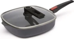 WOLL 'Diamond LITE Induktion, Gusspfanne, Viereckig, AS 24x24cm, 5,5cm H Mit Deckel'