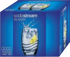 Sodastream Trinkglas 4er-Pack, Passend Zu Sodastream-Glaskaraffen 17 Sodastream Trinkglas 4er-Pack, Passend Zu Sodastream-Glaskaraffen -Küchenzauber Günstiges Geschäft 61840cf9cd39087b7b54d3c4338713a6