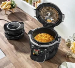 Krups Cook4Me Extra Crisp-Deckel AJ1508 | Timer | 4 Automatische Funktionen | Extra Knusprig | Schwarz -Küchenzauber Günstiges Geschäft 61d9ba3c5a893b8bfd5f6f8e4e6abe68