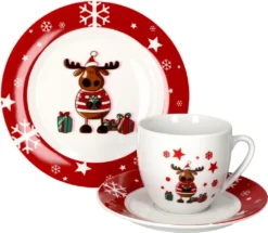 Kaffeeservice Elch 18tlg. Für 6 Personen Weiß Mit Weihnachtsdekor Lustiger Elch 9 Kaffeeservice Elch 18tlg. Für 6 Personen Weiß Mit Weihnachtsdekor Lustiger Elch -Küchenzauber Günstiges Geschäft 65719a1da2e34bfbcd270b91731353da