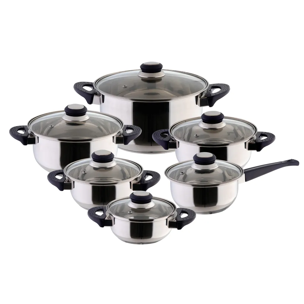 Kochtopf-Set Karin Edelstahl 6-teilig 1 Kochtopf-Set Karin Edelstahl 6-teilig