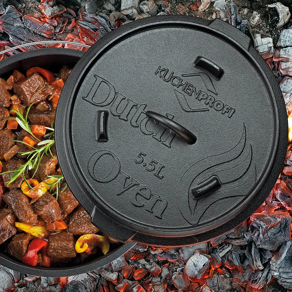 Küchenprofi Dutch Oven 5,5 L, 30 Cm BBQ 306501030 2 Küchenprofi Dutch Oven 5,5 L, 30 Cm BBQ 306501030 – Bild 2