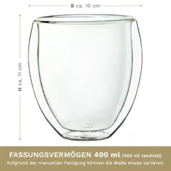 Creano Doppelwandige Gläser 400ml „DG-Bauchig“, 4er Set, Großes Thermoglas Doppelwandig Aus Borosilikatglas, Kaffeegläser, Teegläser, Latte Gläser, Doppelwandgläser 12 Creano Doppelwandige Gläser 400ml „DG-Bauchig“, 4er Set, Großes Thermoglas Doppelwandig Aus Borosilikatglas, Kaffeegläser, Teegläser, Latte Gläser, Doppelwandgläser -Küchenzauber Günstiges Geschäft 6713768c3f9df55ff14b28dda084d8dc