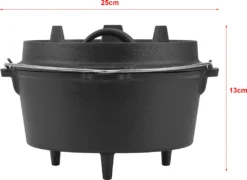 Dutch Oven Set Enkhuizen 4,2 Liter Mit Deckel Und Füße Gusseisen -Küchenzauber Günstiges Geschäft 69eabd86d5d7691cad47c46636794eb8
