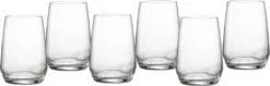 Ritzenhoff & Breker Wasserglas Flamenco 6er Set, Trinkbecher, Glas, Klar, 450 Ml, 814514