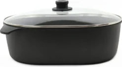 WOLL NOWO-Gussbräter Induktion Jumbo 40x27cm 13h 10,5l, Inkl. Sicherheitsglasd. -Küchenzauber Günstiges Geschäft 6c423946a92ed2746fda1e89c095e2eb