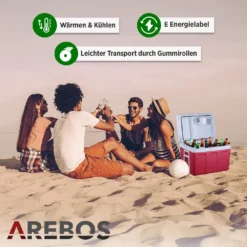 AREBOS Elektrische Kühlbox 40 Liter, Zum Kühlen Und Warmhalten, Mobil Kühlschrank Mit ECO Modus, 12/230 V Für Auto Und Steckdose -Küchenzauber Günstiges Geschäft 6cfac14ffd2d517db5c8dece0fb391ed