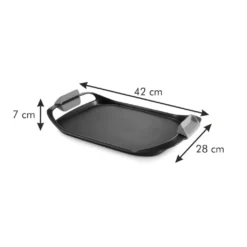 TESCOMA Grillplatte 42 X 28 Cm Induktion Grillrost Antihaftbeschichtet Aluminium -Küchenzauber Günstiges Geschäft 6db85036f4f6893349a608a9477a0e9d