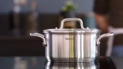 Tefal Virtuoso Topfset, 7-Teilig, Edelstahl - 7-Teiliges Set Aus 1x Stielkasserolle 16cm, 3x Kochtöpfen 16/20/24cm + 3x Deckel -Küchenzauber Günstiges Geschäft 6e9fe484267efbb47531839286319105