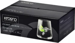 KROSNO Avant-Garde Wassergläser, 6er-Set, 380 Ml -Küchenzauber Günstiges Geschäft 6ec3f9aac4b3ab0297405cc92dd82554