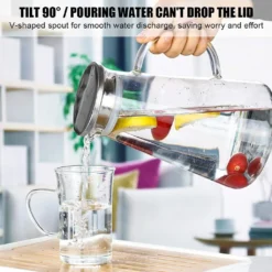 1500ml Wasserkaraffe Wasserkrug Karaffe Glaskrug Glaskaraffe Mit Edelstahl Filter Glas Kaltwasserkocher Karaffen 10 1500ml Wasserkaraffe Wasserkrug Karaffe Glaskrug Glaskaraffe Mit Edelstahl Filter Glas Kaltwasserkocher Karaffen -Küchenzauber Günstiges Geschäft 703015c98d372496f5fd1e5f7a3ac106