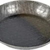 Turk 65930 Servierpfanne Aus Schmiedeeisen, 28 Cm, 2 Griffe, Grau (1 Stück)