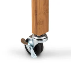 Klarstein Tennessee Servierwagen - Küchenwagen , Rollwagen , 3 Etagen , 2 Ablageflächen , Herausnehmbare Schublade , Schwarze Granitarbeitsfläche , Sichere Feststellbremsen , Bambusholz , Braun -Küchenzauber Günstiges Geschäft 71d9fbfe32135c4687794ff723a409e1