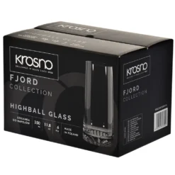 KROSNO Fjord Longdrinkgläser, 6er-Set, 350 Ml -Küchenzauber Günstiges Geschäft 73370dddb53748441720fab2818732b5