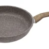 Steuber STONEWOOD Bratpfanne Ø 24 Cm Für öl- Und Fettfreies Braten, Für Alle Herdarten, Robuste GREBLON Antihaftbeschichtung, Induktionspfanne