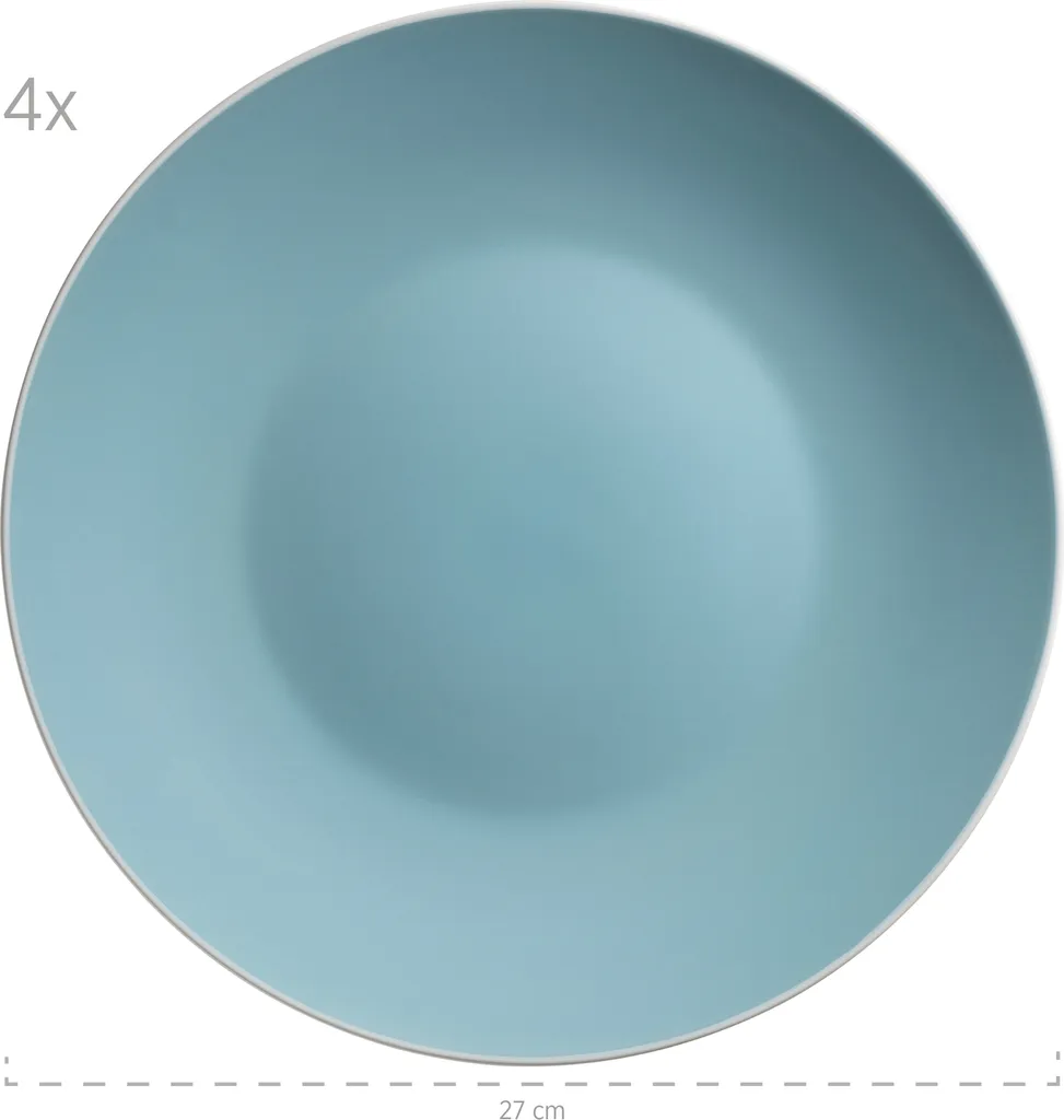 Mäser 931770 Kombiservice Elissa Für 6 Personen, Steinzeug, Türkis (1 Set, 24-teilig) 2 Mäser 931770 Kombiservice Elissa Für 6 Personen, Steinzeug, Türkis (1 Set, 24-teilig) – Bild 2