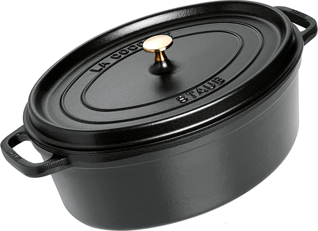 STAUB Cocotte Oval 37cm Schwarz 5 STAUB Cocotte Oval 37cm Schwarz – Bild 5