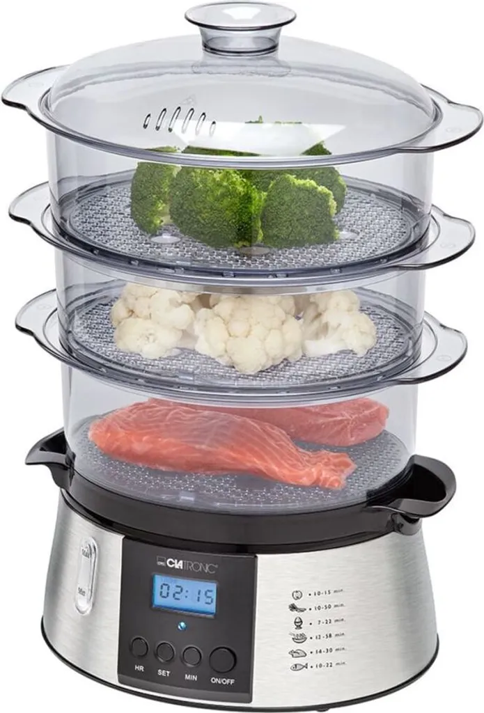 Clatronic Dampfgarer 800 W DG 3547 1 Clatronic Dampfgarer 800 W DG 3547