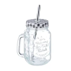 Relaxdays 8er Set Trinkgläser Mit Deckel Kariert -Küchenzauber Günstiges Geschäft 7ab93bd78e7079c96bb5b668e7be7553