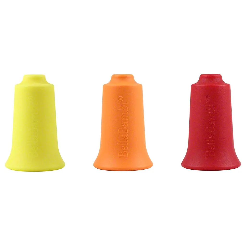 BellaBambi Trio Schröpfen Set Aus Silikon Für Vakuummassage, Gelb, Orange, Rot 3 BellaBambi Trio Schröpfen Set Aus Silikon Für Vakuummassage, Gelb, Orange, Rot – Bild 3