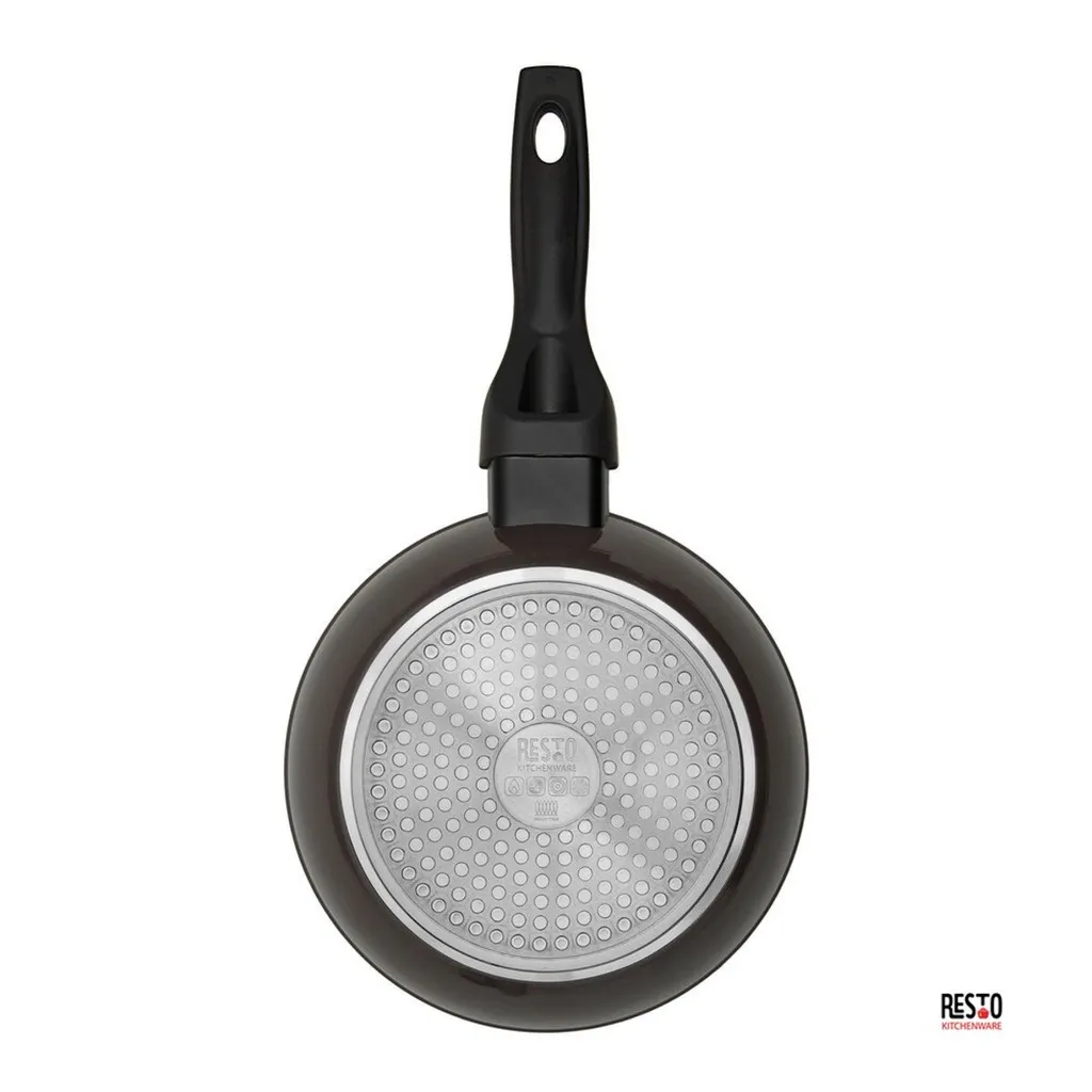 RESTO PAVO 93030 Tiefe Bratpfanne Wokpfanne Aus Hochwertigem Geschmiedetem Aluminium Mit Antihaftbeschichtung Für Alle Herdplatten Auch Induktion | (Ø20 H=6,4 Cm/ Ø Boden 13,3cm) 5 RESTO PAVO 93030 Tiefe Bratpfanne Wokpfanne Aus Hochwertigem Geschmiedetem Aluminium Mit Antihaftbeschichtung Für Alle Herdplatten Auch Induktion | (Ø20 H=6,4 Cm/ Ø Boden 13,3cm) – Bild 5