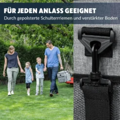 Obics - Kühltasche Gross Faltbar 30l Kuehlbox Isoliertasche Grau Für Essen In Tupperware Für Auto Mit Fächer Lunchtasche Camping Zubehör Für Picknick Essenstasche Isoliert Und Wasserdicht Für Arbeit -Küchenzauber Günstiges Geschäft 7e371fbce515655565288f4fff503f63