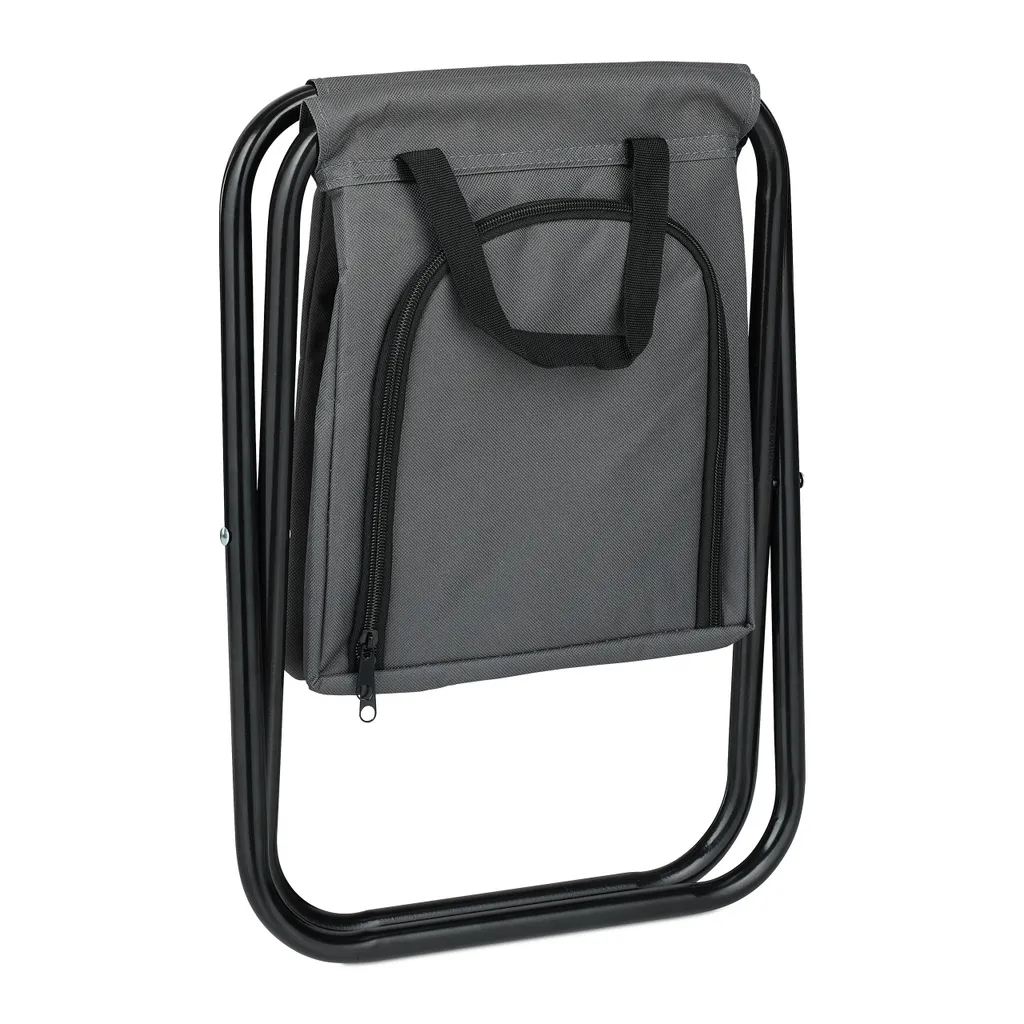 Relaxdays Campinghocker Mit Kühltasche 6 Relaxdays Campinghocker Mit Kühltasche – Bild 6