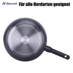 AMERCOOK Brittany Bratpfanne 20 Cm - Universal-Pfanne Mit Aluminiumkern Bratpfanne - Für Alle Herdarten Zum Braten, Kochen Und Schmoren Induktionsgeeignet Bratpfanne Antihaft-beschichtet -Küchenzauber Günstiges Geschäft 8243b5a91398e8693a7354dc4b172d4a