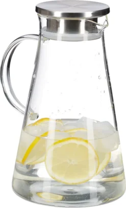 Relaxdays Glaskaraffe Mit Deckel 1,8 Liter -Küchenzauber Günstiges Geschäft 82743277146dc89c165157e4f0e68587