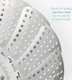 Navaris Dämpfeinsatz Mit Ausziehbarem Griff - Dampfgarer Für Topf Kochtopf - Topfeinsatz Dampfeinsatz Aus Edelstahl Für Gemüse - Zusammenklappbar -Küchenzauber Günstiges Geschäft 84c51c662cbca59415f594f4f5165dc8