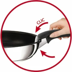 Tefal Pfannenset INGENIO 24/28cm L94092 + 2 X Jamie Oliver Glasdeckel 24/28cm + 2 Griffe + Ingenio Pfannenwender 13 Tefal Pfannenset INGENIO 24/28cm L94092 + 2 X Jamie Oliver Glasdeckel 24/28cm + 2 Griffe + Ingenio Pfannenwender -Küchenzauber Günstiges Geschäft 85216dc5b1f8a9bd98f2d8d33325e78f