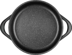 Smile - 10-teiliges Kochgeschirr-Set - Antihaftbeschichtung - Schwarz ,MGK-17 -Küchenzauber Günstiges Geschäft 85d2dcfb19d4932fd12fce423f539612