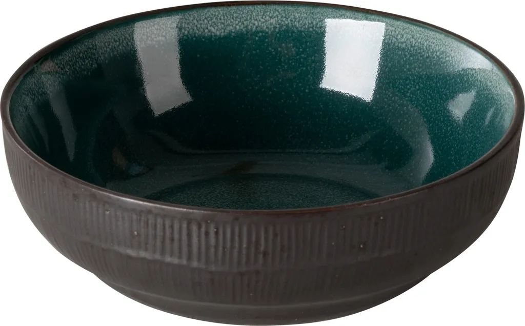 Tafelservice - Blaugrün - Keramik - Für 6 Personen - Mit Prägung 4 Tafelservice - Blaugrün - Keramik - Für 6 Personen - Mit Prägung – Bild 4